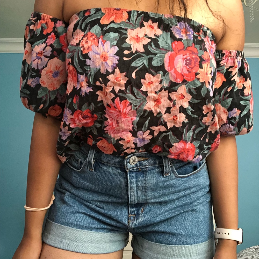 Urban Outfitters Kimchi Blue Off the Shoulder Top